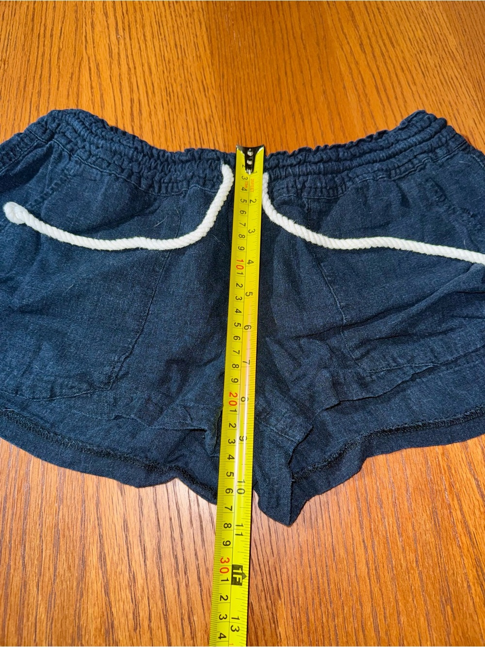 Roxy Black Athletic Shorts with White Drawstring - Picture 5 of 5